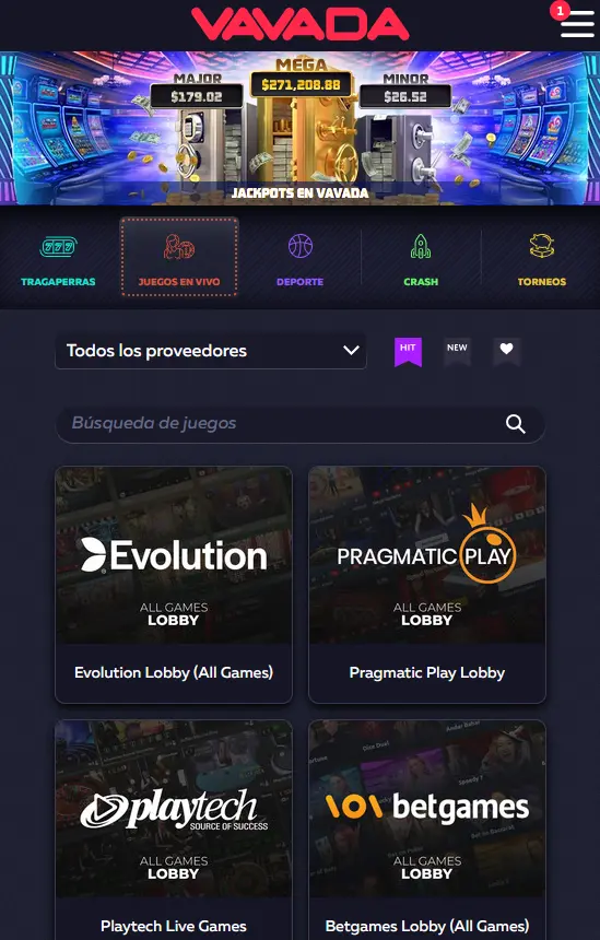 Aplicaciones VAVADA